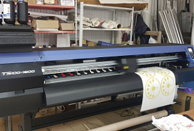 Очередной принтер Mimaki TS100 запущен в уфимской компании «Башфлаг»