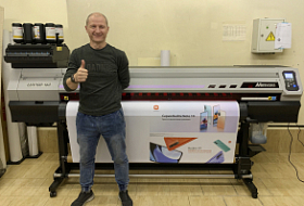 Mimaki UJV100 для производства торгового оборудования "non-food"