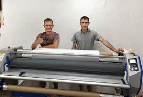 В РПК SN-Print установлен рулонный ламинатор MEFU MF1700-A1