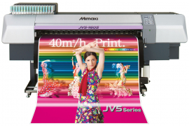 Российская презентация плоттера Mimaki JV5