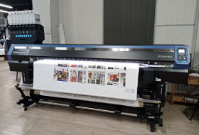 Mimaki Tx300P на столичном производстве флажной продукции