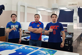 Раскройщик Photonim P1827 Scan Pro установлен в компании Three Fives из Уфы