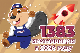 Компания "Смарт-Т" осуществила 1383 инсталляции в 2024 году