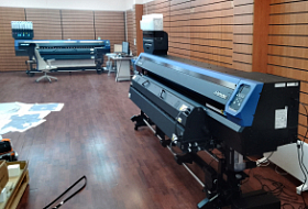 Запускаем уже второй Mimaki TS300 на производстве штор для ванных