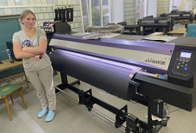 Инсталляция сразу двух Mimaki JV300 Plus в Ярославле