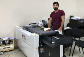 Инсталляция плоттера iECHO PK-0604 в типографии "Metrica Print" из Дагестана