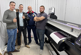 Запуск Mimaki JV300 и TitanJet RTX34 на фабрике спортивной одежды "Kimura"