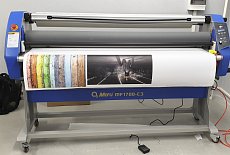 Принтер Mimaki CJV150 и ламинатор MEFU для производства балансбордов