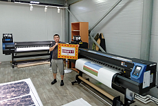 Второй принтер Mimaki TS100 установлен на швейном производстве в Якутске
