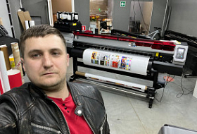 Mimaki UJV100 для производства рекламы в крупных ресторанных сетях