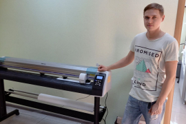 Инсталляция каттера Mimaki CG-130SRIII в Новосибирске