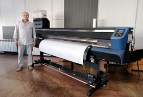 Почти 340 тысяч квадратов на родных головках Mimaki New Generation