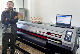 "Полиграф-Центр" из Прокопьевска усиливается новеньким Mimaki UJV100