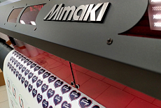 Инсталляция Mimaki UCJV300 в типографии "РК-КОПИ" (Санкт-Петербург)