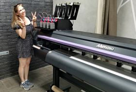 Студия автотюнинга в Анапе обзаводится новеньким Mimaki CJV150