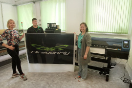 Запуск текстильного комплекса для цифровой печати в компании Dragonfly
