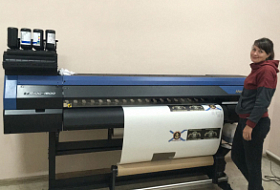 Флажное производство из Уфы выбирает новейший Mimaki TS100-1600