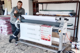 В РПК "47-й Меридиан" установлен широкоформатный ламинатор MEFU M1