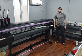 Запуск Mimaki CJV150 в типографии "А4" из Махачкалы
