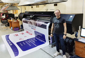 В московском Крокус Экспо установлен второй трехметровый принтер Mimaki