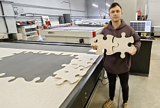 Уже второй комплекс iECHO установлен на производстве акустических панелей FLYFELT