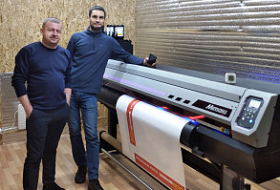 Mimaki UJV100 установлен в РПК "Рекламное Содействие" из Набережных Челнов