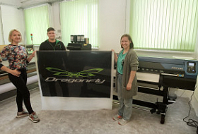 Запуск текстильного комплекса для цифровой печати в компании Dragonfly