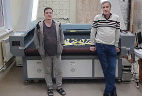 Инсталляция раскройщика Photonim P1812 Scan Pro в компании "Перо" (Чебоксары)