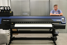 Mimaki TS100 на фабрике цифровой текстильной печати Noble Buble