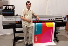 Запуск сразу двух Mimaki UJV100 для оформления магазинов Магнит