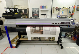 УФ-принтер Mimaki UJV100 в столичной типографии Wowbanner