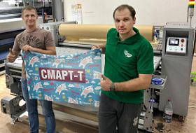 На рекламном производстве "ЛД Ивентс" (Сочи) установлен TitanJet RTX34