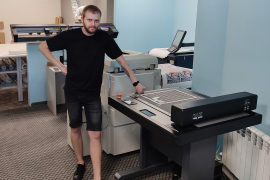 Запуск режущего плоттера VULCAN FC-500VC в компании "АйТиМарк" из Минска