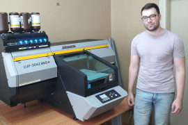 Новейший УФ-принтер формата А3 Mimaki UJF-3042 MkII запущен в Чебоксарах