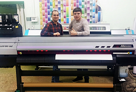 Здравствуй, Зеленодольск! Запускаем очередной принтер Mimaki UJV100