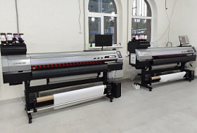 Двойная инсталляция Mimaki UJV100 в г. Шахты Ростовской области