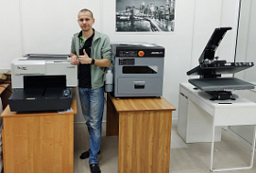 DTG-принтер Polyprint echo2 на фабрике Business Line в Ульяновске