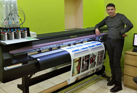 В компании Art studio из Набережных Челнов установлен Mimaki CJV150