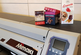 Инсталляция Mimaki UJV100 на фабрике бортового питания Domodedovo Catering